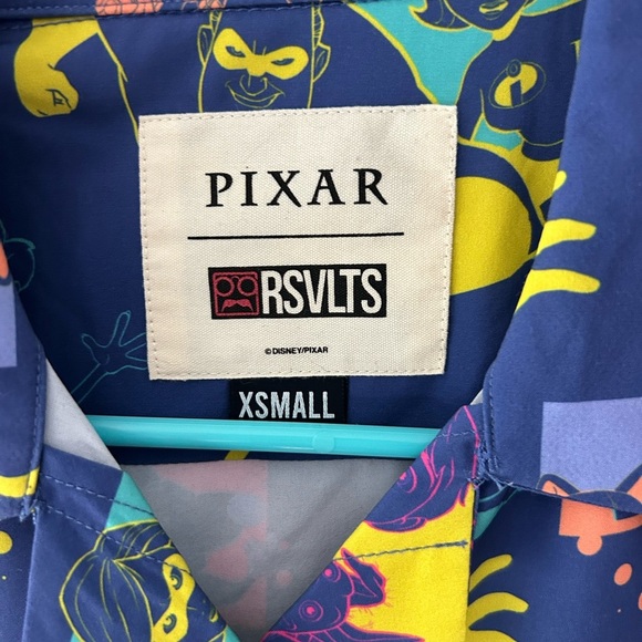 RSVLTS PIXAR Graphic Button Down Shirt XS - Picture 2 of 3